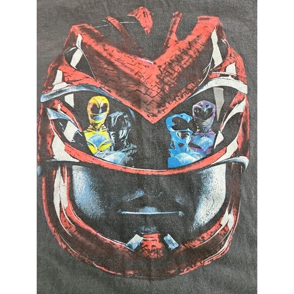 Lot Of 2 Power Rangers Shirts Size 7 Boys Saban - Picture 3 of 8